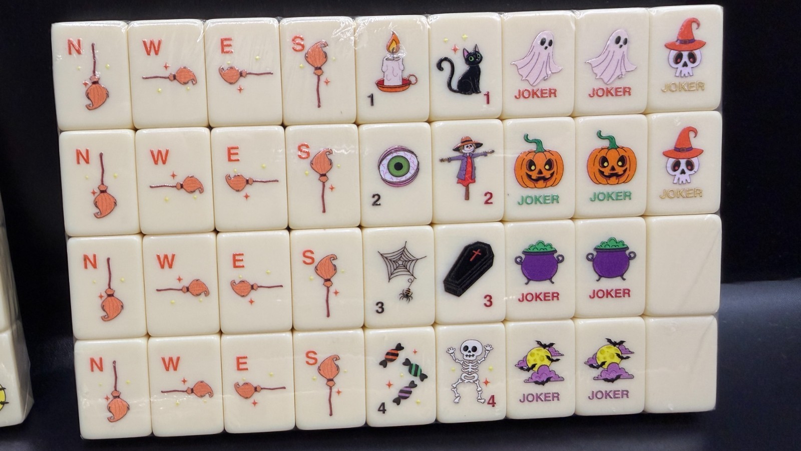 HALLOWEEN MAHJONG TILES…..NEW