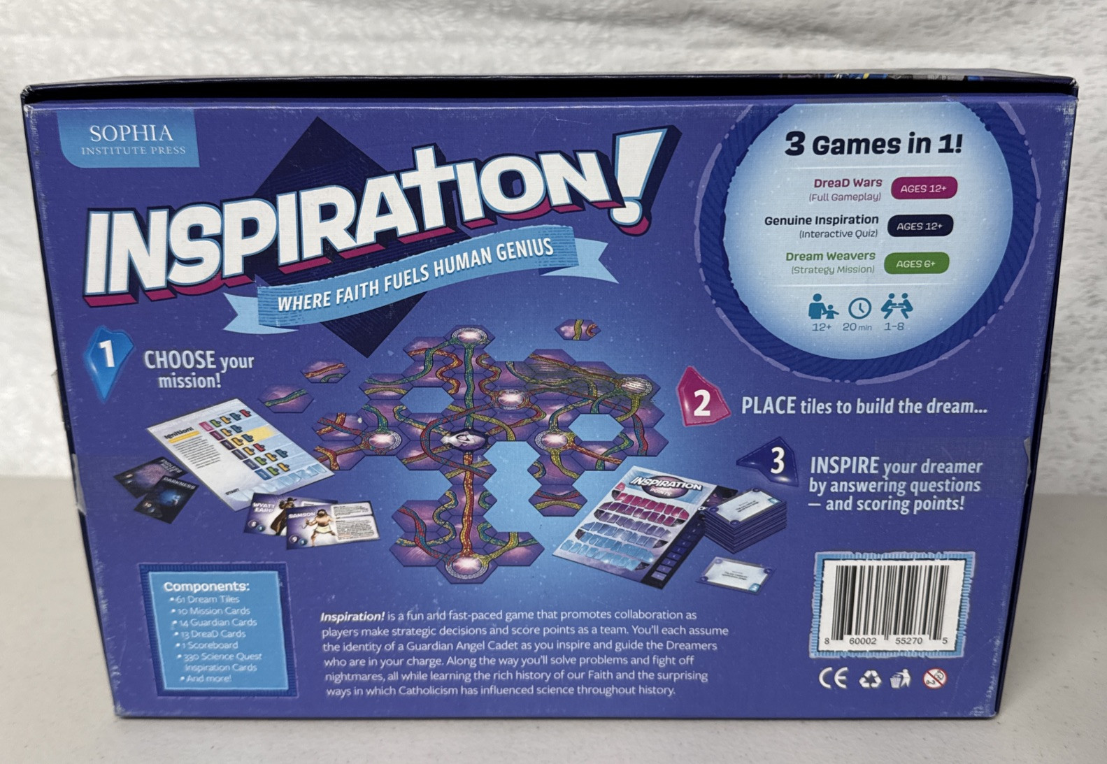 Inspiration Board Game Faith Fuels Human Genius Inspiration! Complete 12 And Up