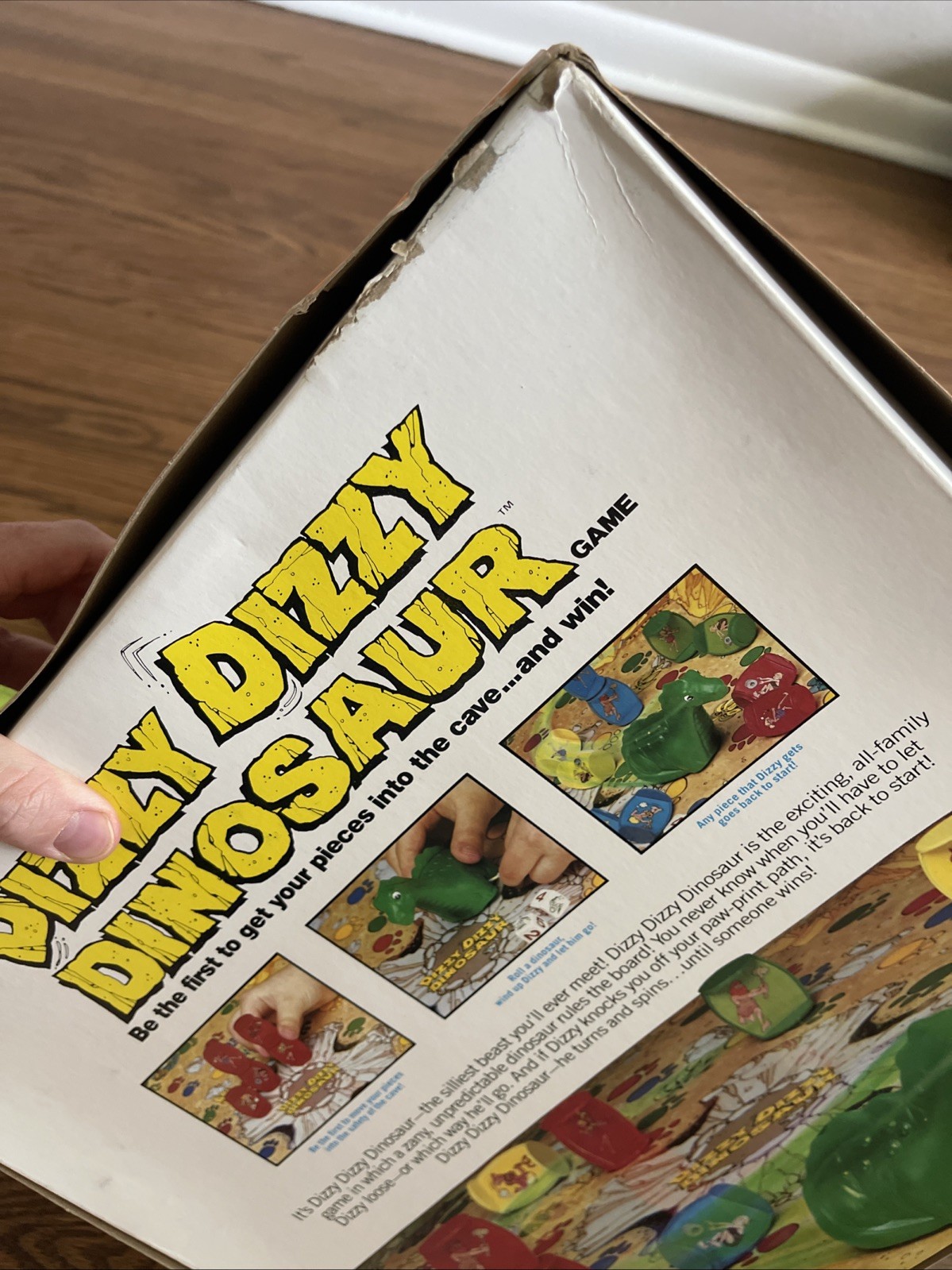 Dizzy, Dizzy Dinosaur – Board Game – Pressman – Complete – Vintage 1987