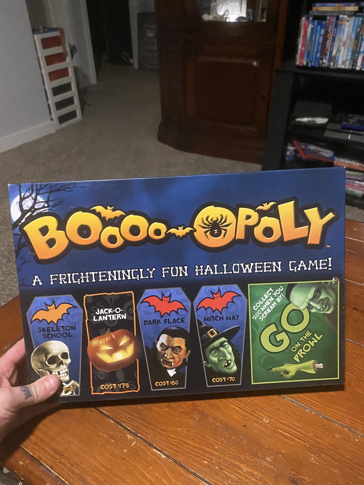 Boo Opoly Monopoly Board Game Family Fun Spooky Halloween Games Night Sealed