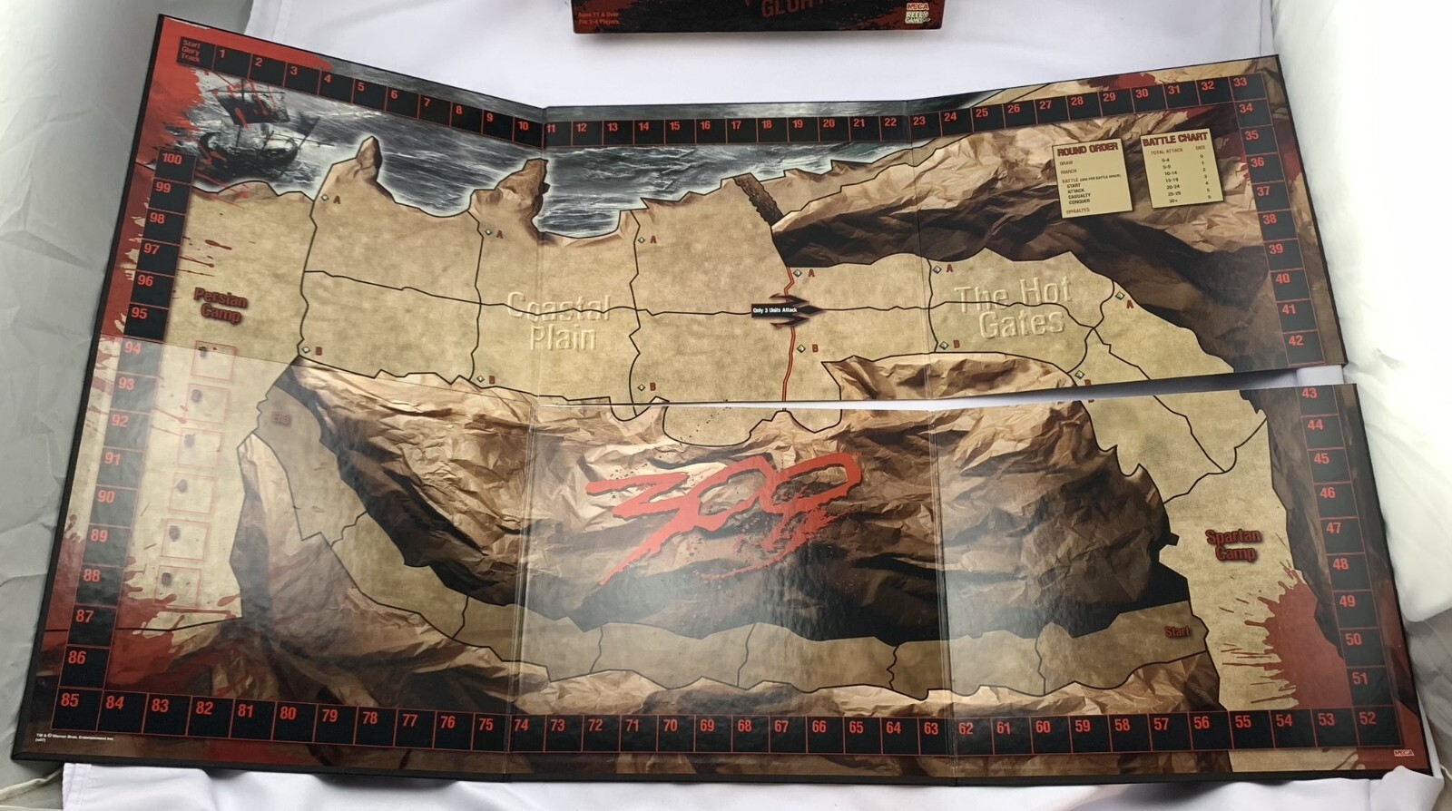 2007 300: The Board Game by NECA Complete in Great Condition FREE SHIPPING