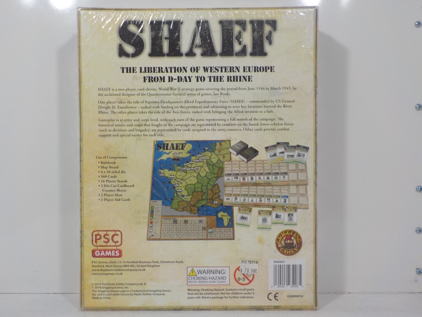 A327 SHAEF (Supreme Headquarters Allied Expeditionary Force) Board Game (A)