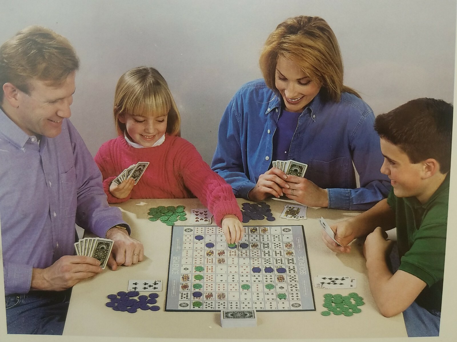 Sequence ~Board Game ~An Exciting Game Of Strategy ~2 to 12 Players ~New/Sealed