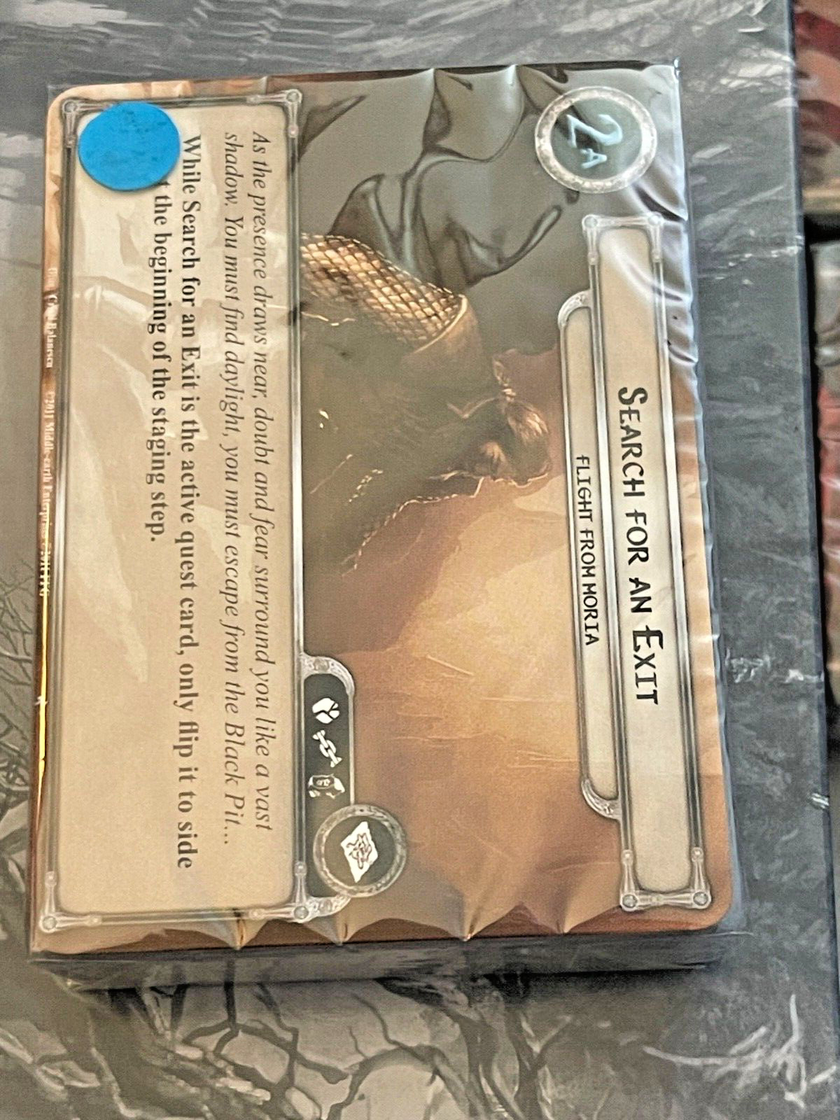 Lord of the Rings Card Game Fantasy Flight LOTR Living 100% UNPUNCHED In Box