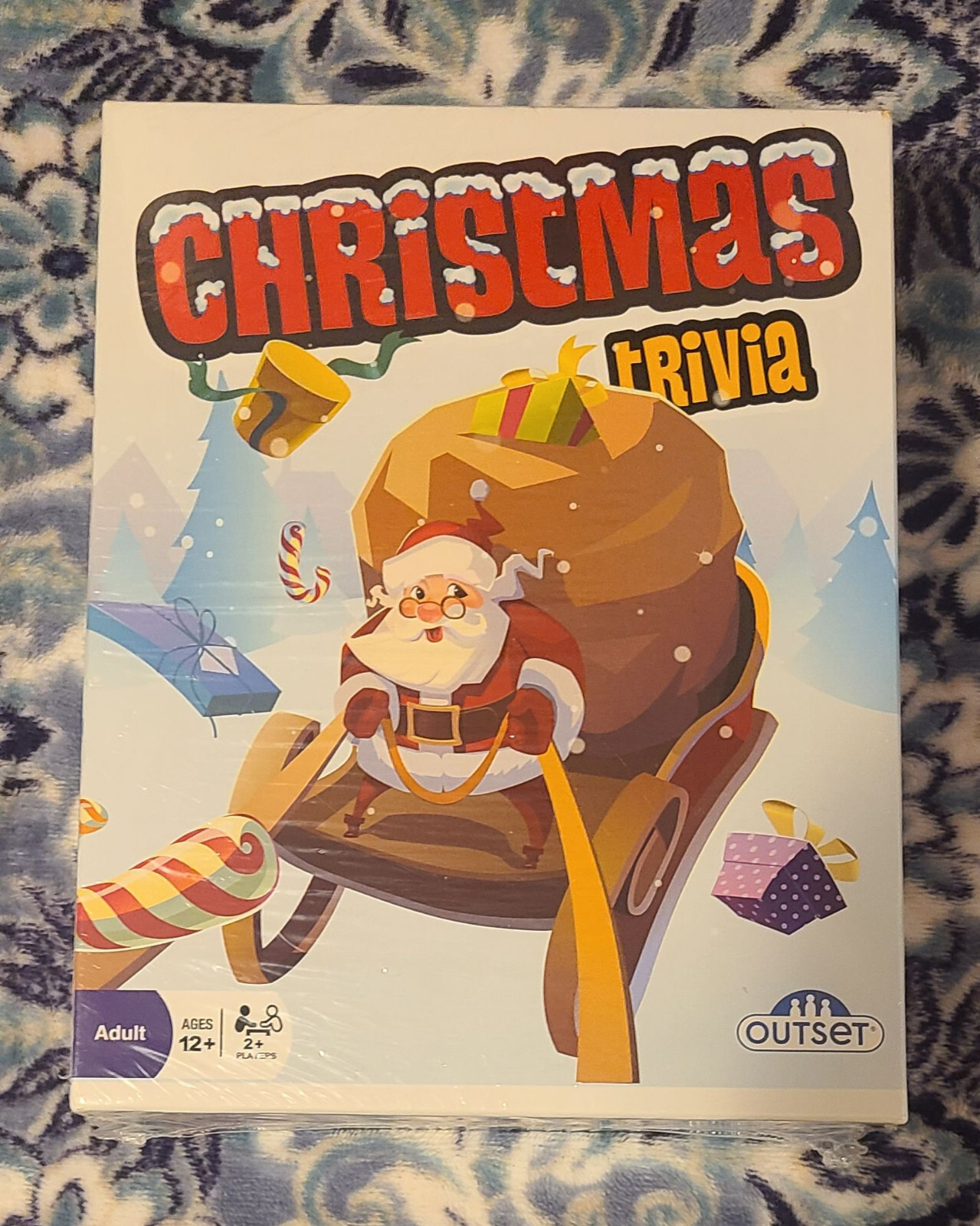 Christmas Trivia Game by Outset 2019 Family Fun for the Holidays🌲12 Years +++