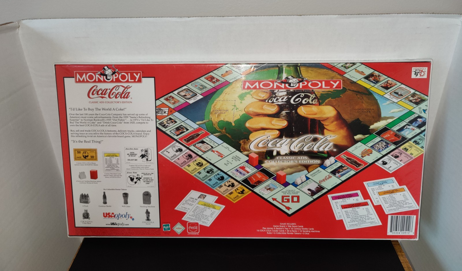 Monopoly Coca-Cola Classic Ads Collector’s Edition NEW & SEALED