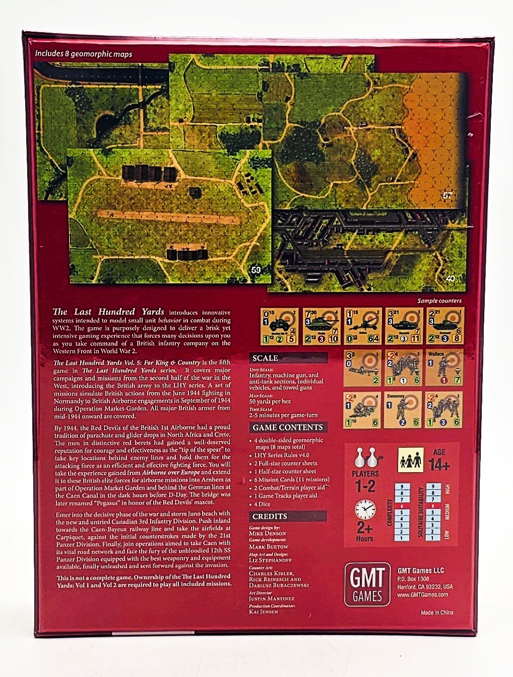 GMT Games The Last Hundred Yards Vol 5 For King & Country SEALED