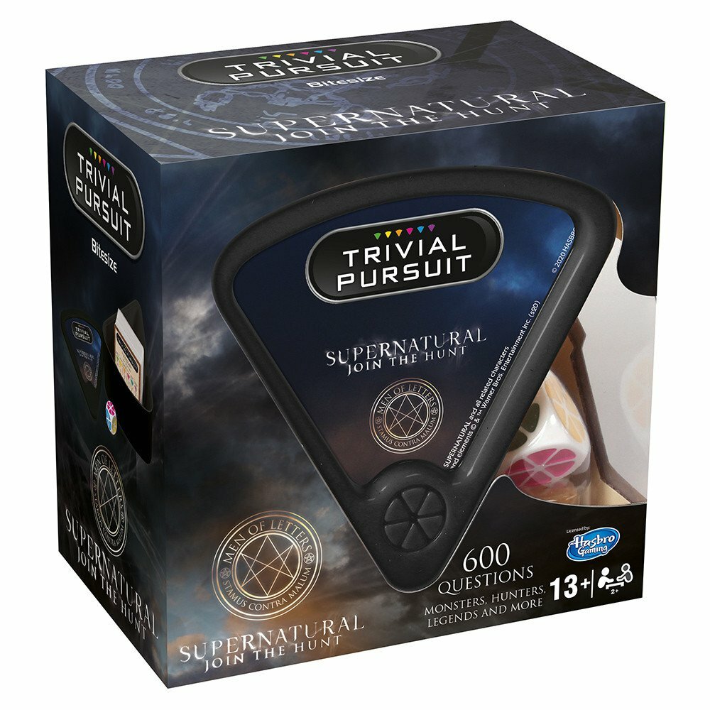 NEW TRIVIAL PURSUIT Winning Moves Supernatural Edition Game – 12 years +