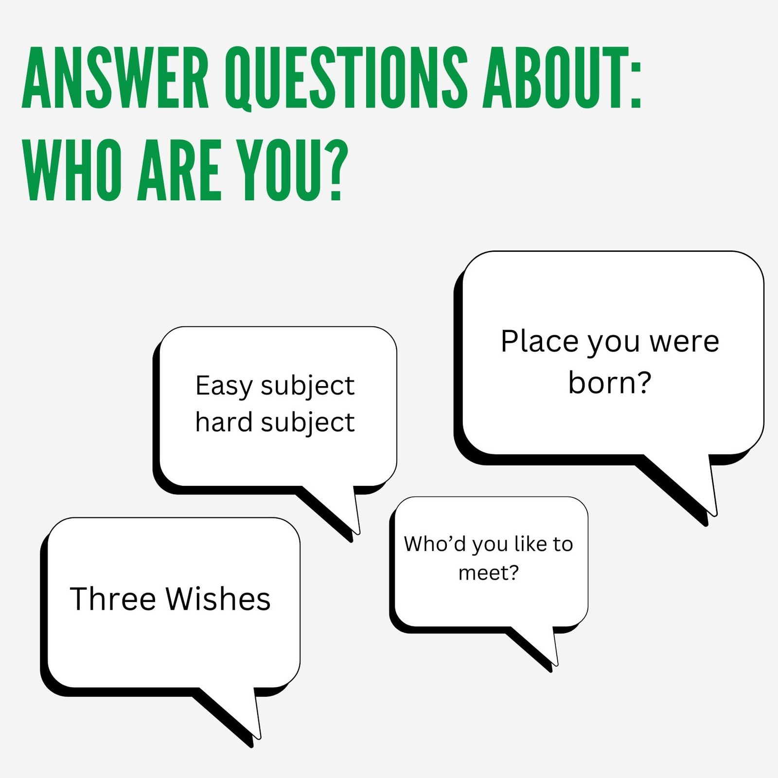 Thumball Who Are You 4 Inch Kids Social Conversation Skill Development Ball