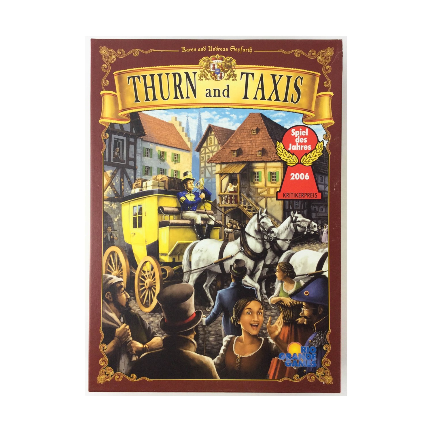 Rio Grande Thurn and Taxis Collection #1 – Base Game + 2 Expansions! Fair/EX