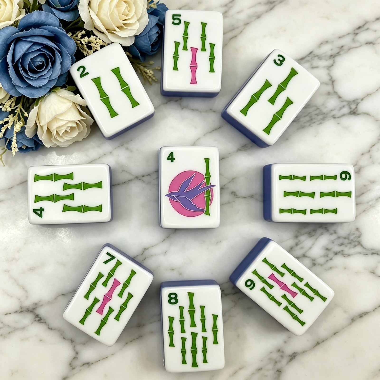 Ladybug Solid Acrylic Full Size American Mahjong Set American Mahjong 160 Tiles