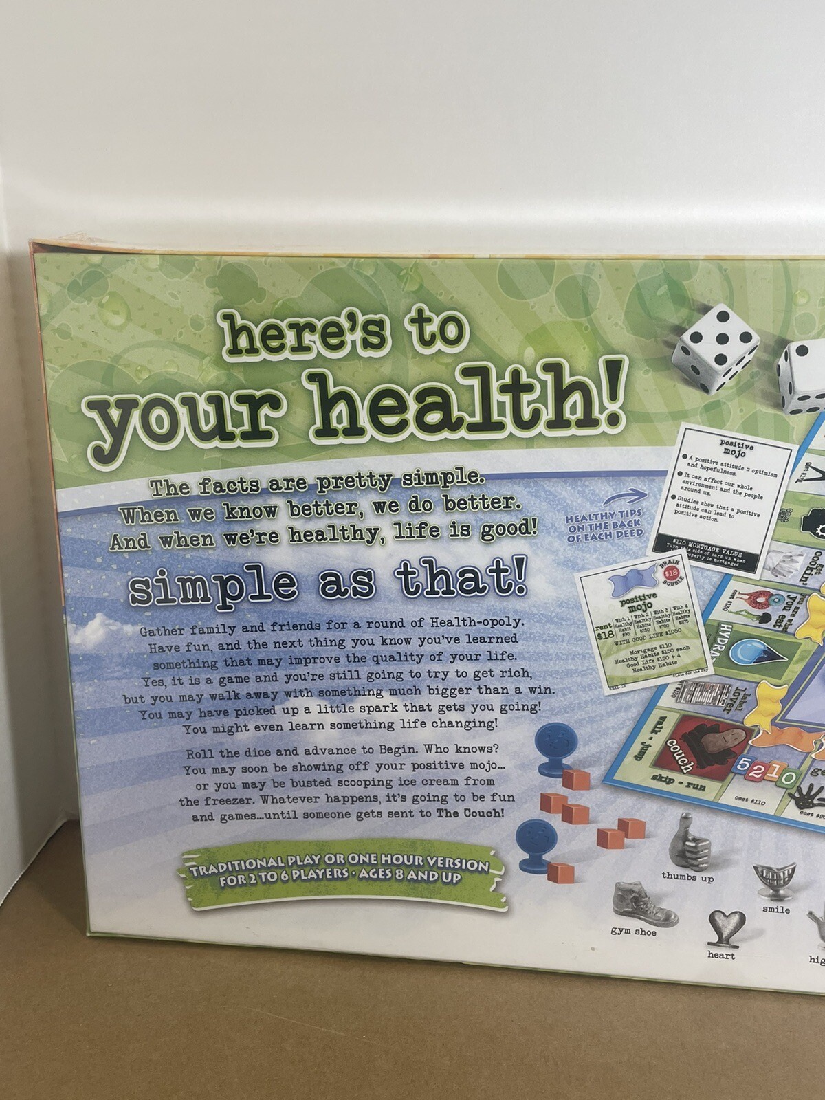 Healthopoly A Game Celebrating Good Health and Ways to Keep it NEW SEALED