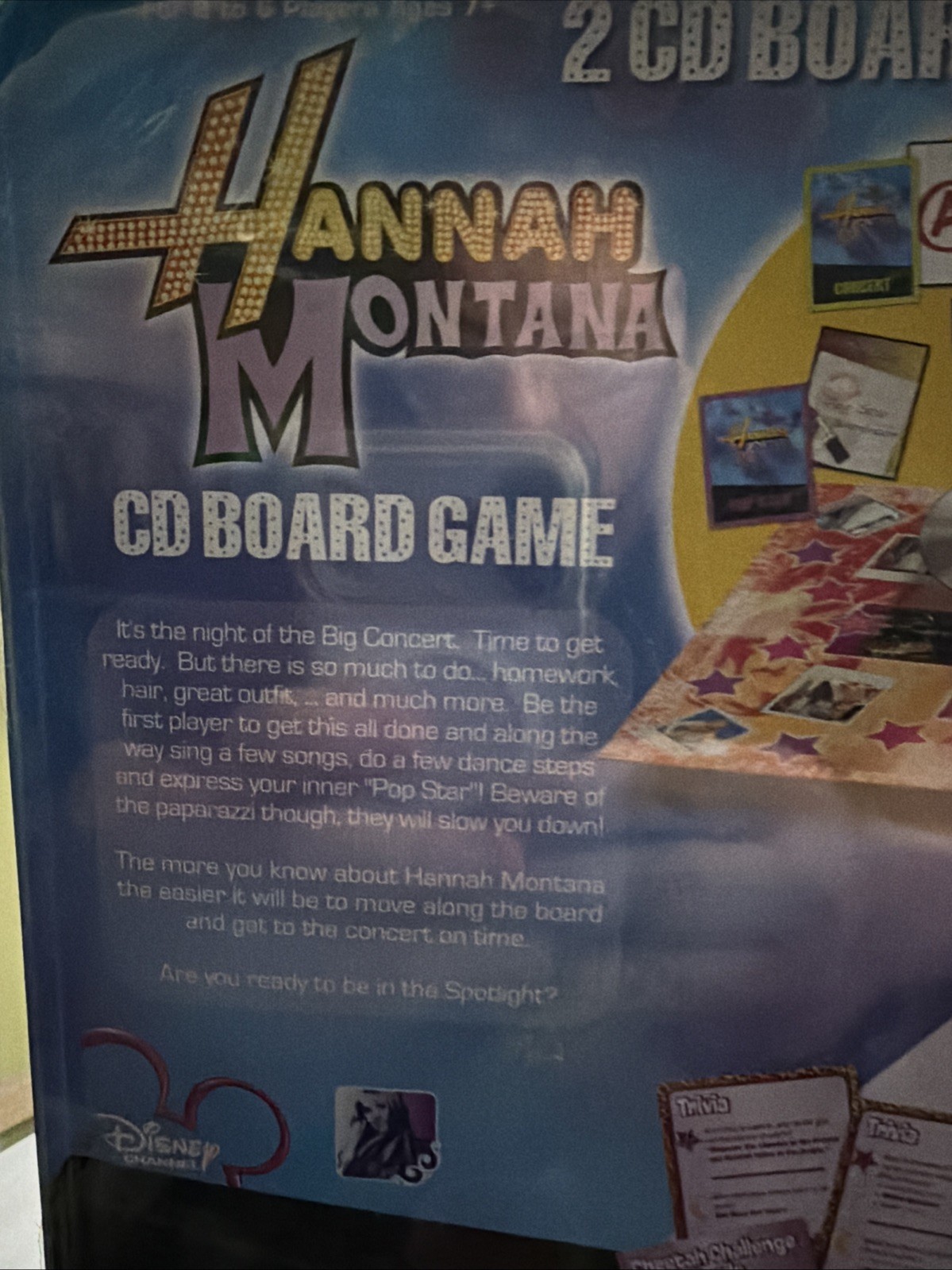 Hannah Montana The Cheetah Girls CD Board Games Disney – 2007 Brand New