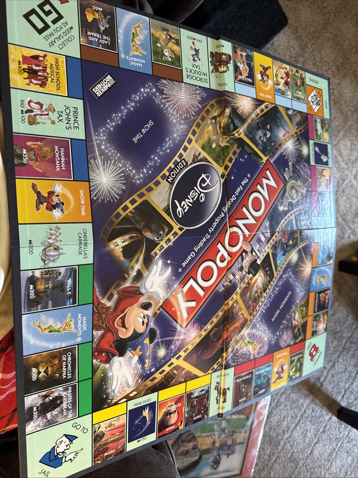MONOPOLY DISNEY EDITION (2009) 6 PEWTER PIECES 1 GOLDEN TINKER BELL Game Piece