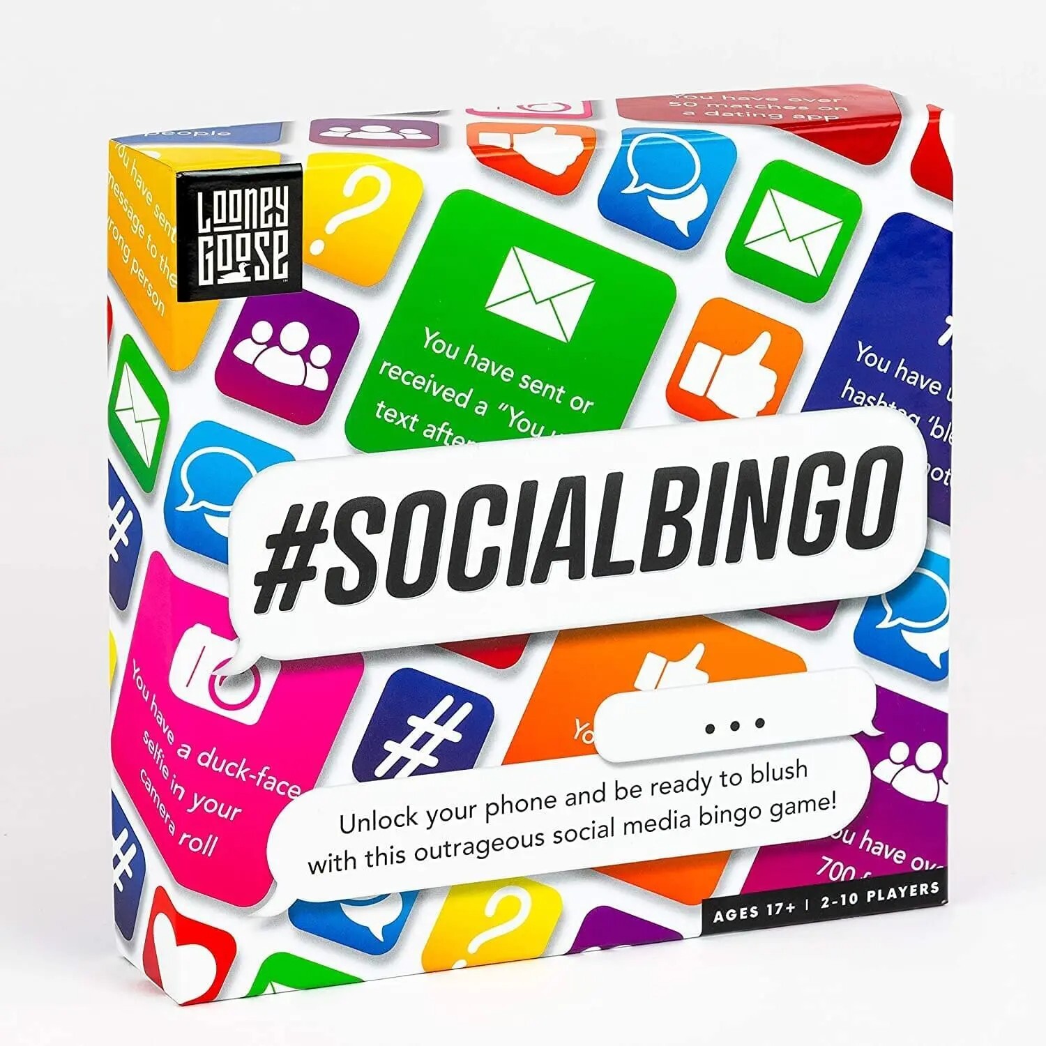 Professor Puzzle #Social Bingo Social Media Party Game 17 years+