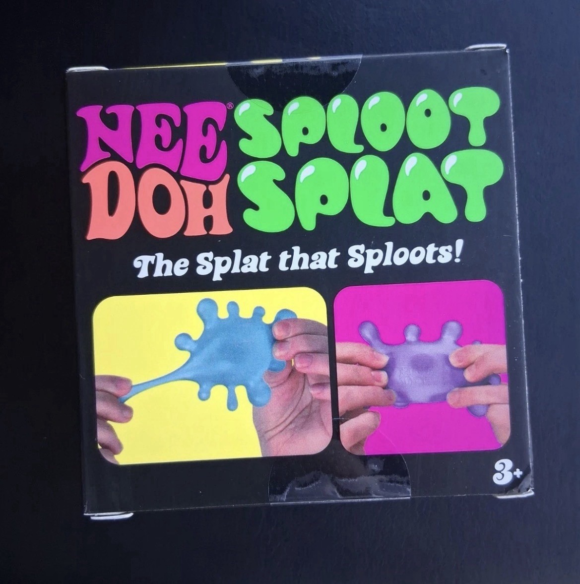 NeeDoh PURPLE Sploot Splat Nee Doh Squishy NEW Authentic Schylling Manipulative