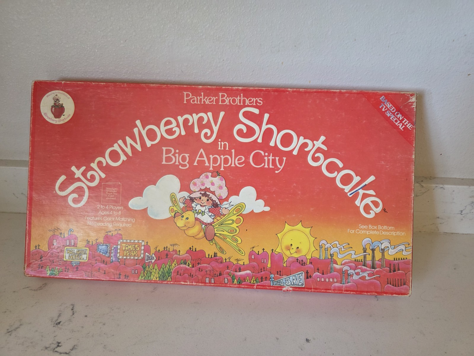 Vtg 1981 Strawberry Shortcake In Big Apple City Complete Board Game Parker Bros.