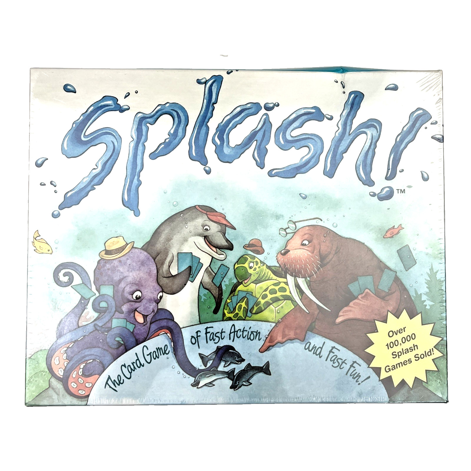 2017 SPLASH! Dolphins Children’s Family Card Game Ages 6+ NEW SEALED Damaged