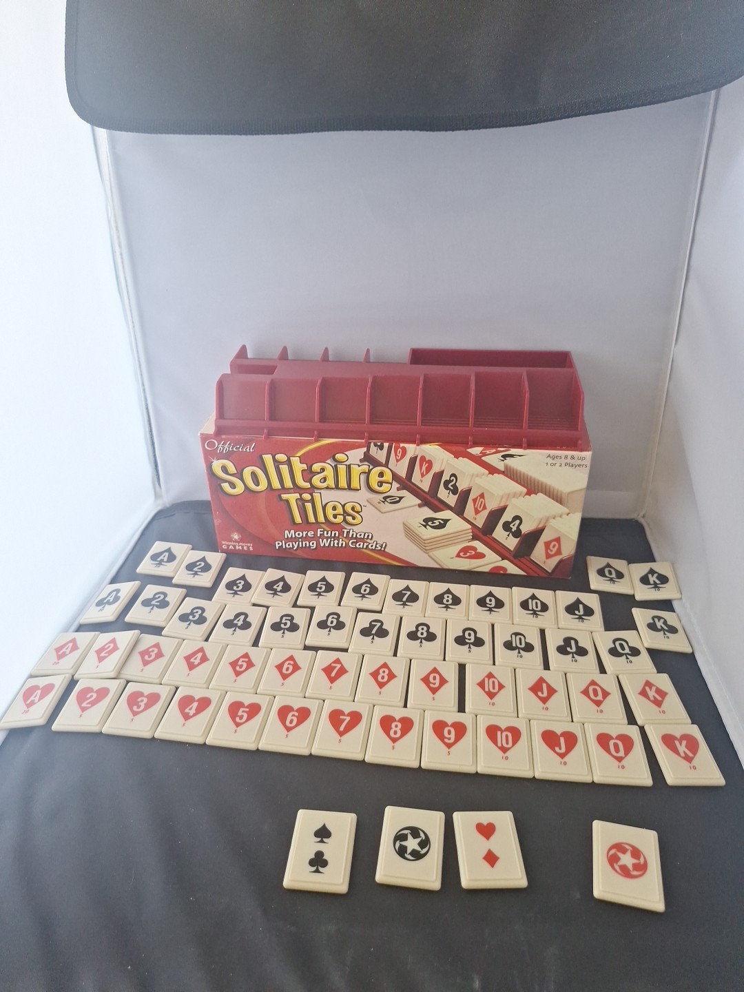 Official Solitaire Tiles Board Game (1-2 Players) | Winning Moves | Complete