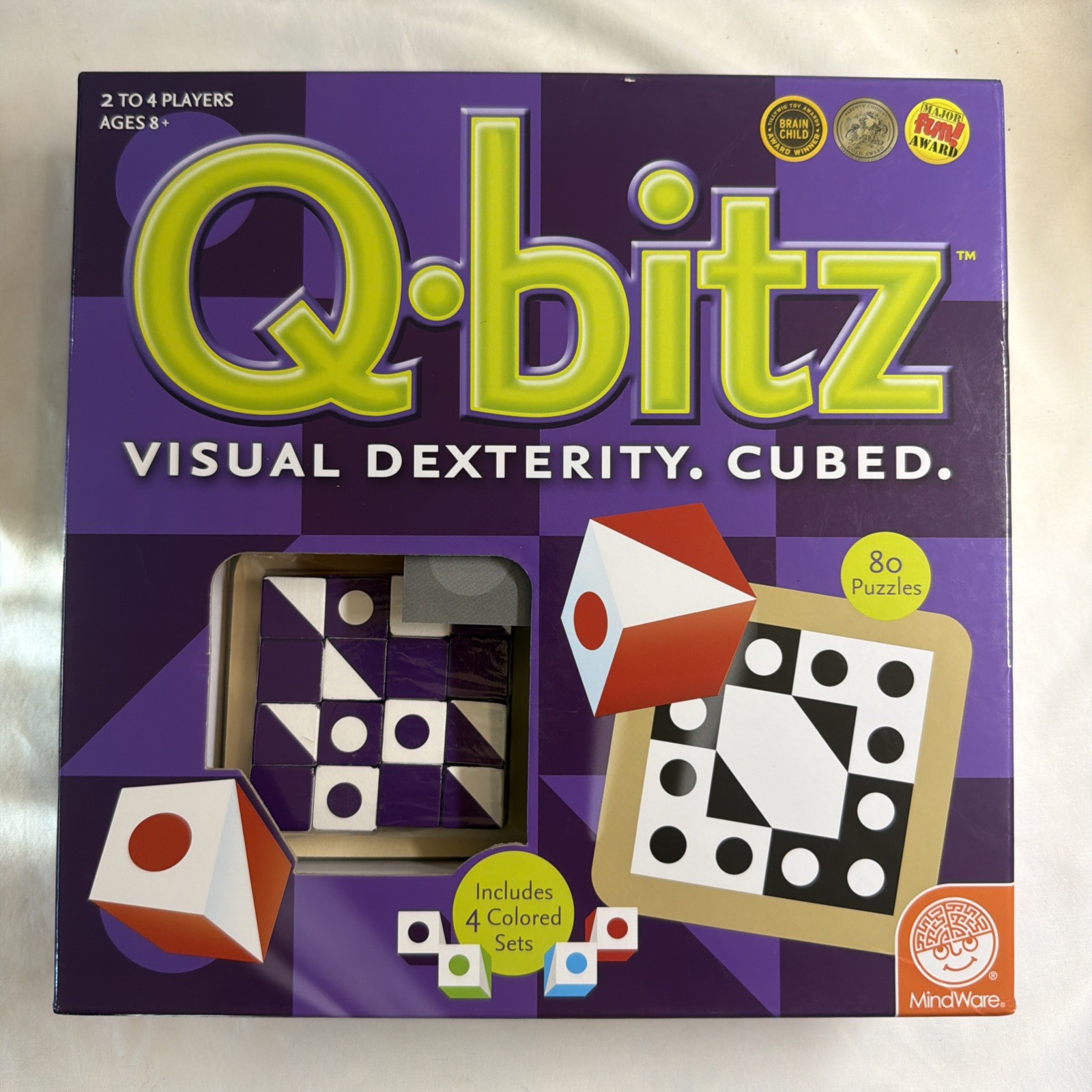 MindWare Q-bitz Visual Dexterity Cubed Pattern Game (CSG-QBITZ)