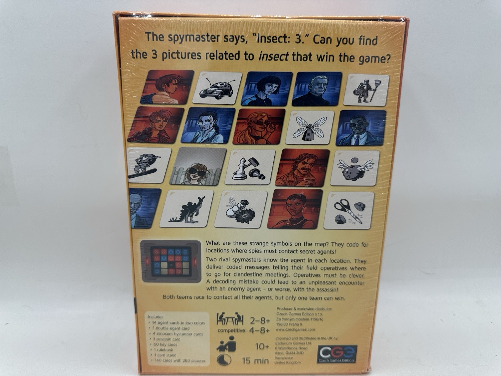 Codenames Pictures Tile Board Word Game Czech Games Word Association & Reasoning