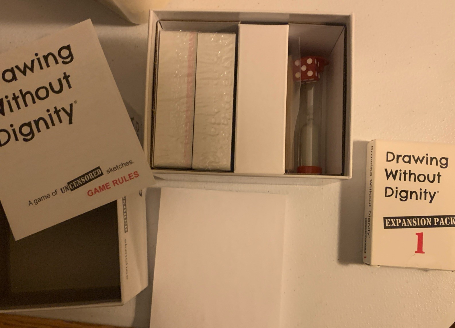 Drawing Without Dignity – A Game of Uncensored Sketches and Expansion Pack 1