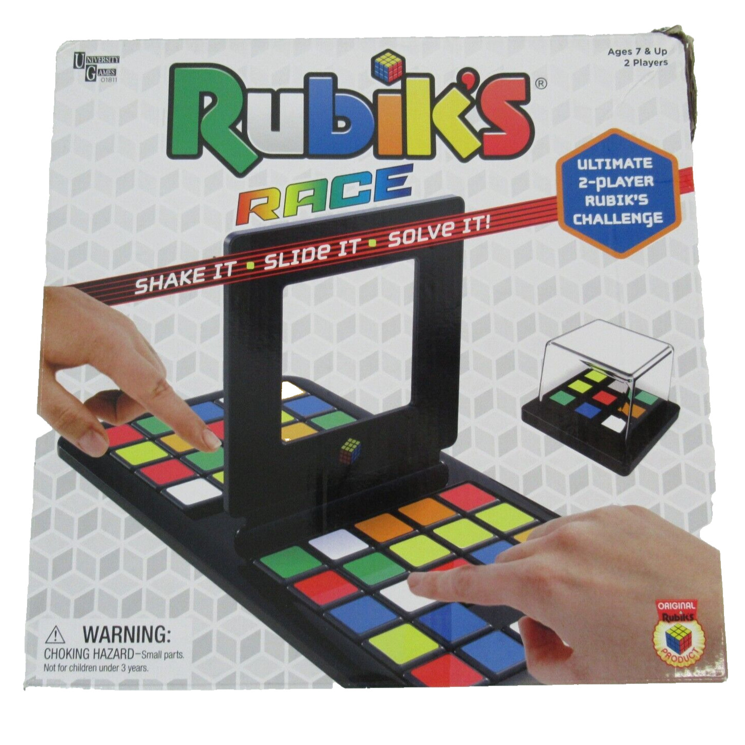 Rubiks Race Game Fast Paced Square Shifting Age 7 Plus Rubiks Cube COMPLETE