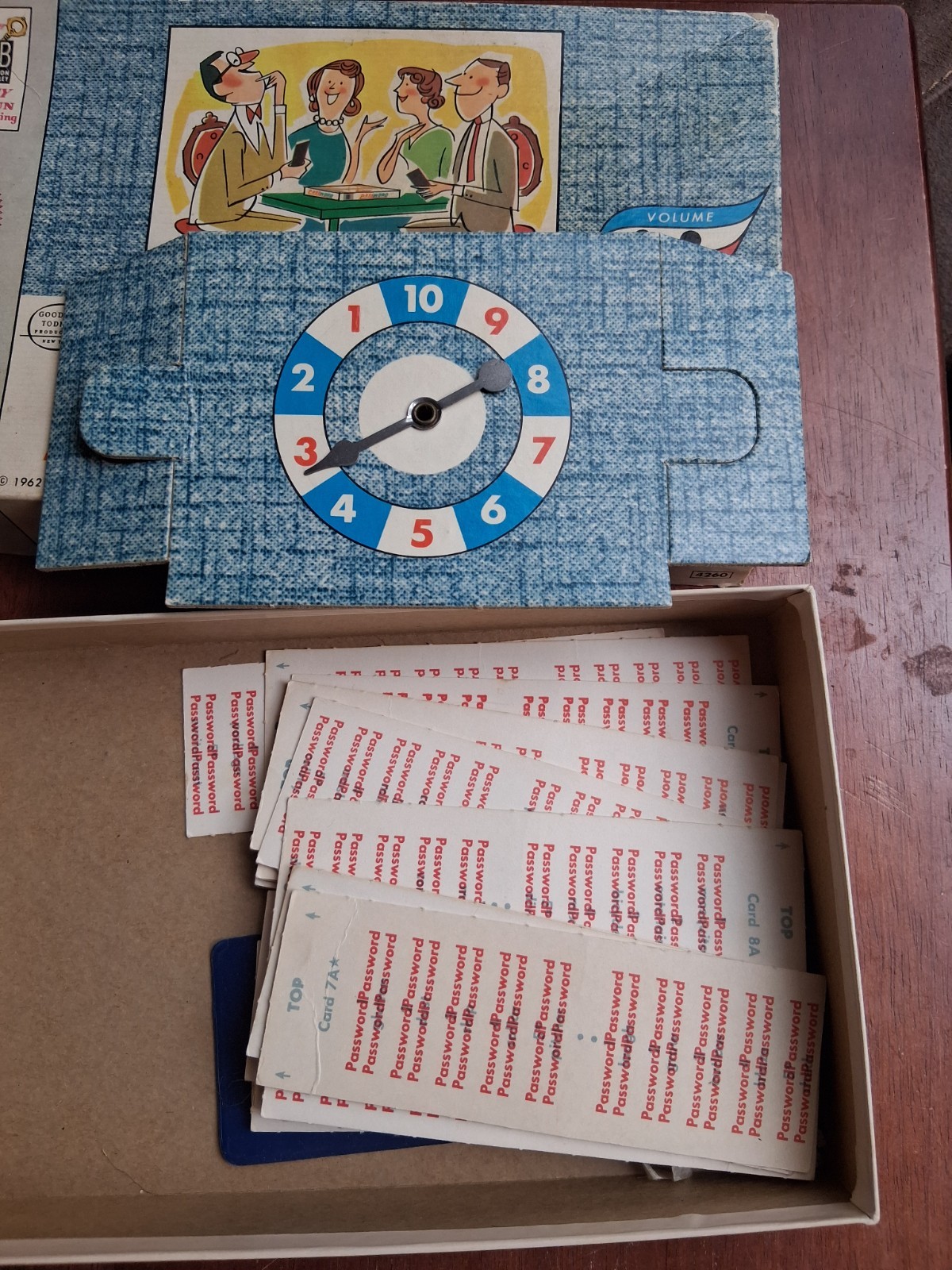 Vtg 1962 Password Game from Milton Bradley Co Volume Two No. 4260 (2700)