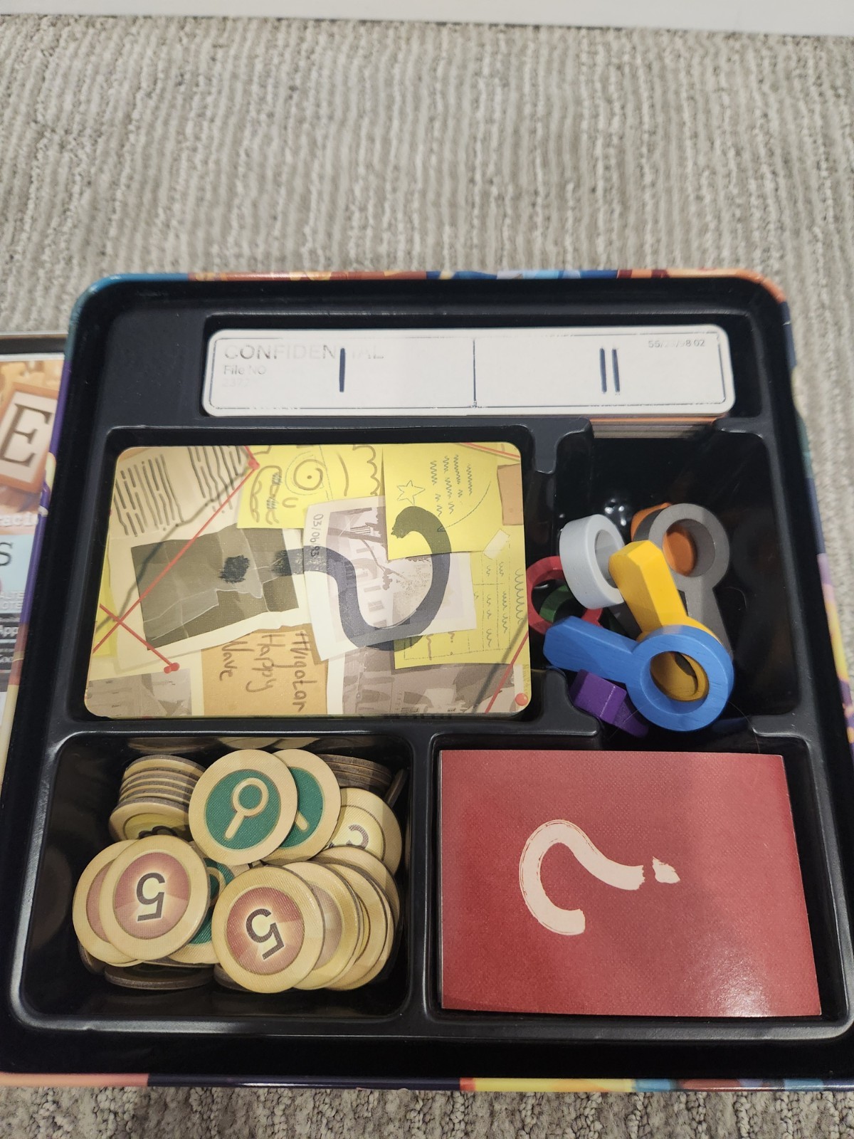 Detective Club Board Game (Rare Metal Tin Ed.) 100% Conplete