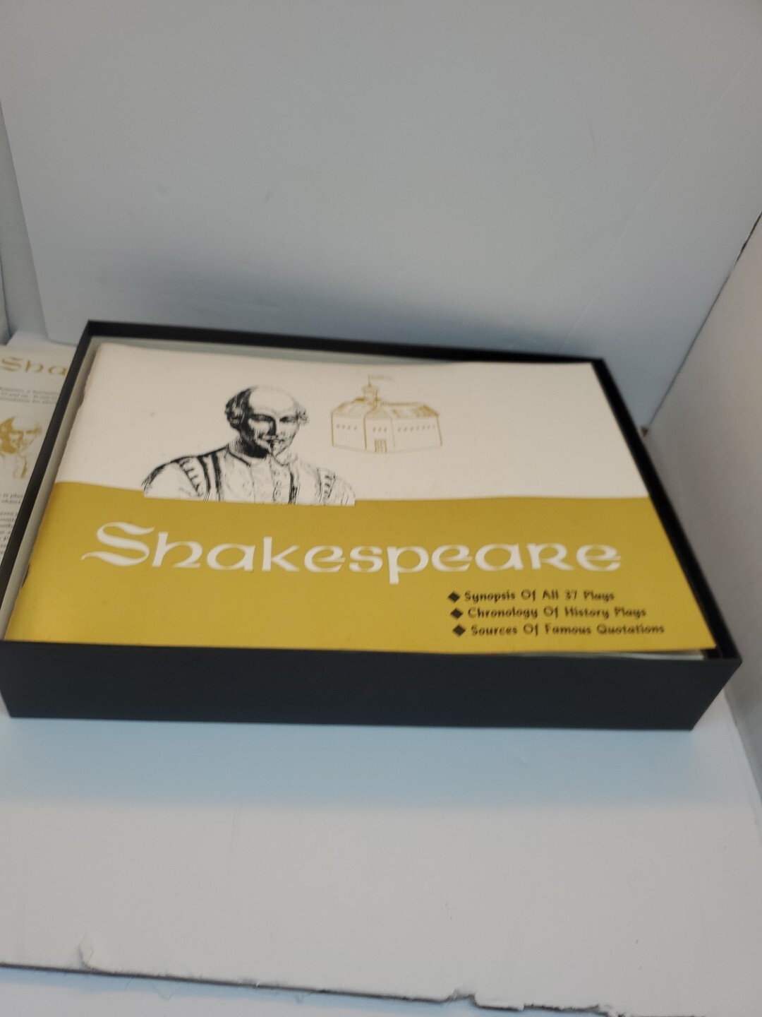 The Game of Shakespeare Avalon Hill Co Vintage 1966 Bookshelf Game