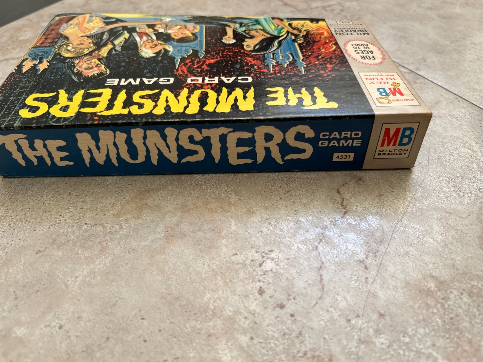 The Munsters Card Game 1964 Milton Bradley 4531 No Signs Of Use! HTF!