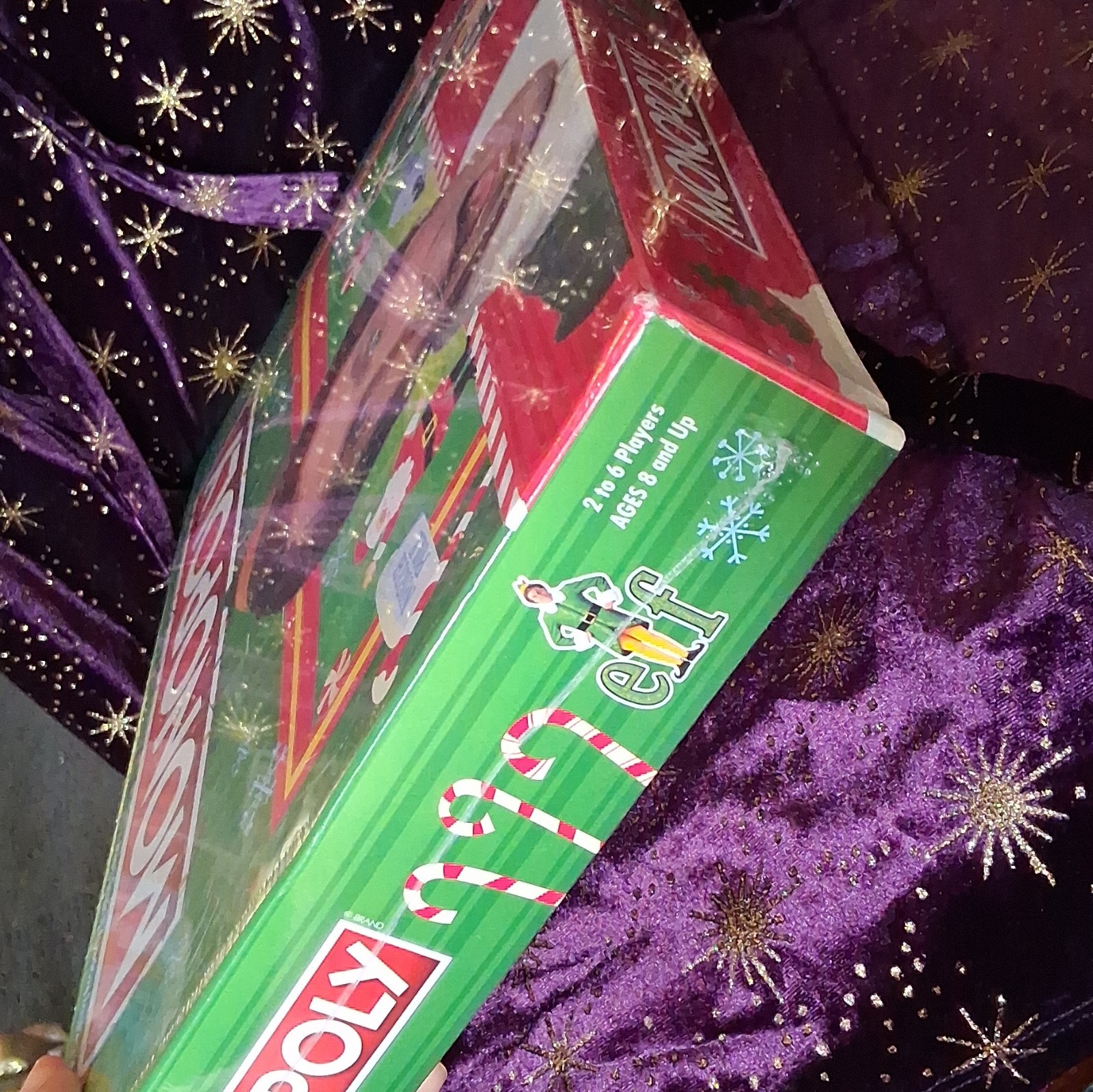 Hasbro Monopoly Elf Holiday Edition Board Game, Ages 8+ 2-6 Players