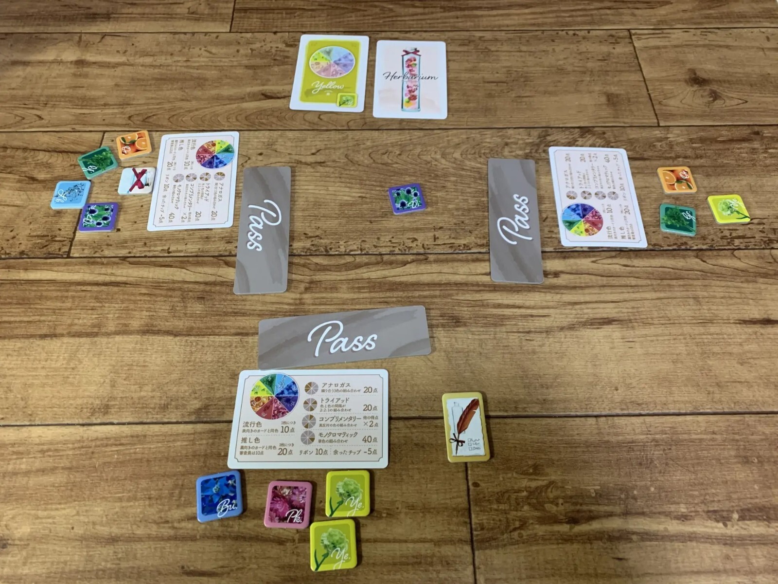 Herbarium 2-5 players 20-30 mins Set Collection Board Game Sai Beppu New Japan