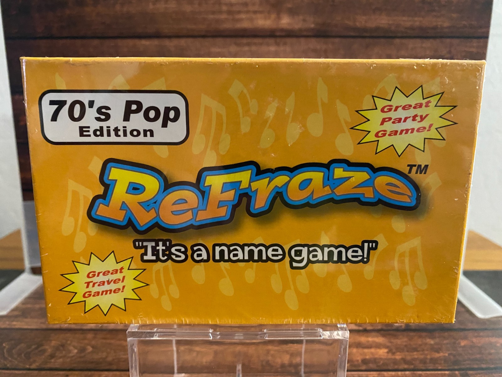 Talicor ReFraze 70’s Pop Edition Card Game Sealed New Party Travel