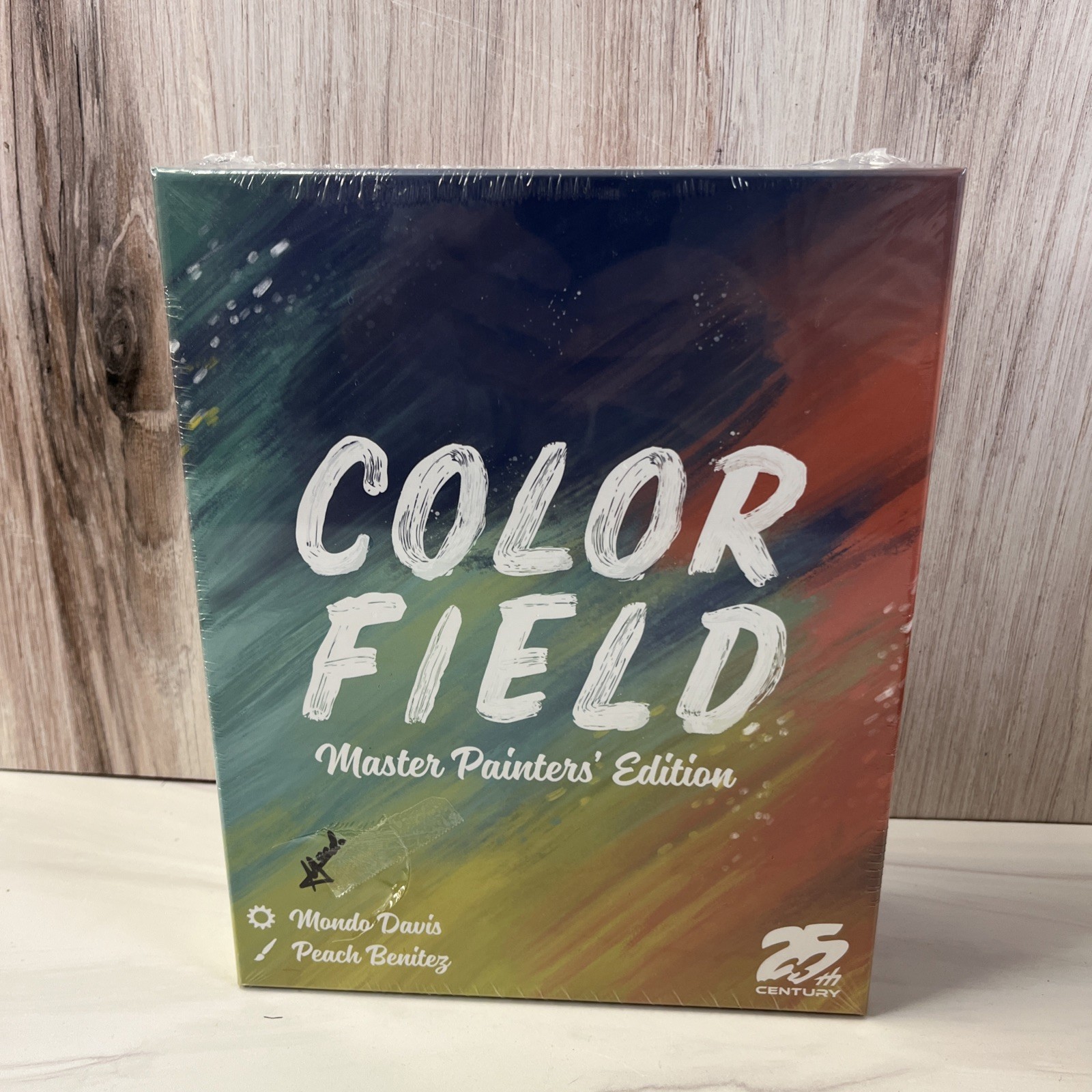 Color Field Painting Strategy Board Game Signed By Designer Mondo Davis