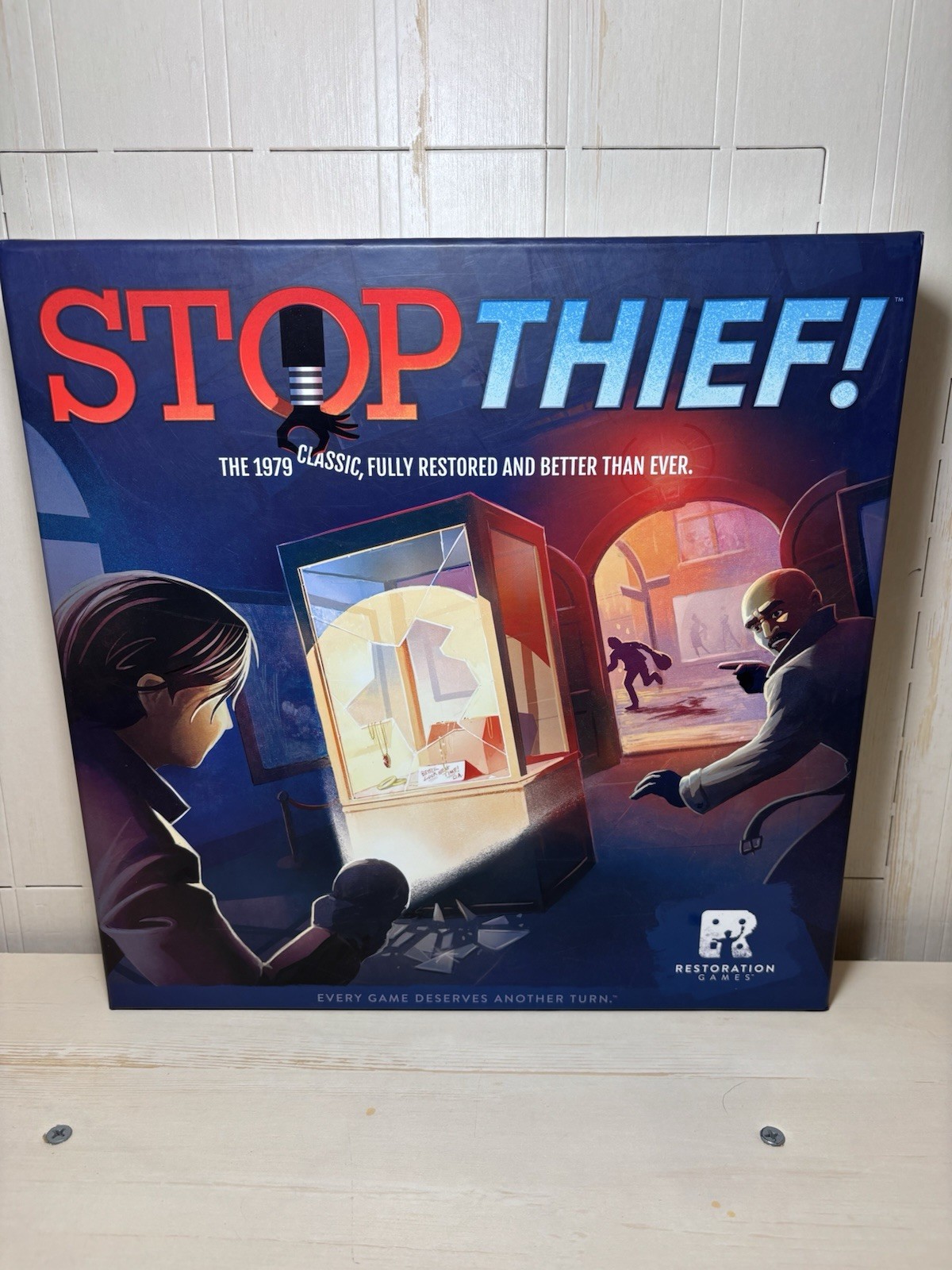 2017 STOP THIEF Board Game by Restoration Games COMPLETE Remake of Classic