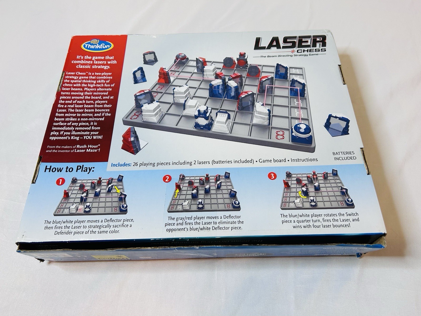 ThinkFun Laser Chess Game Beam Directing Strategy Game