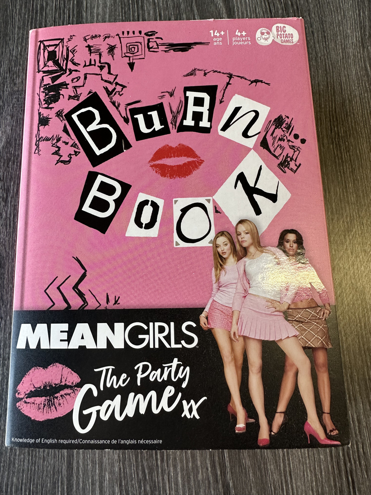 Mean Girls – Burn Book The Party Game – **UNOPENED** – For Ages 14+ & 4+ Players