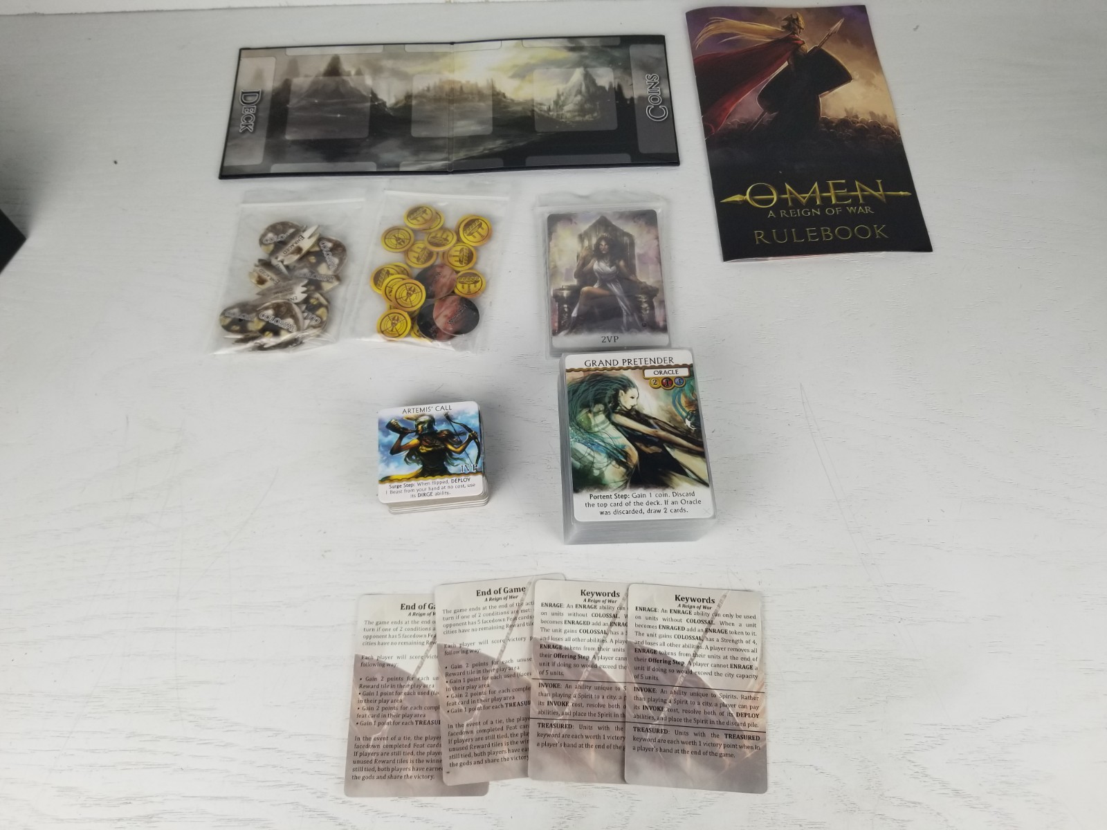 Omen a Reign of War John Clowdus Kolossal Board Games