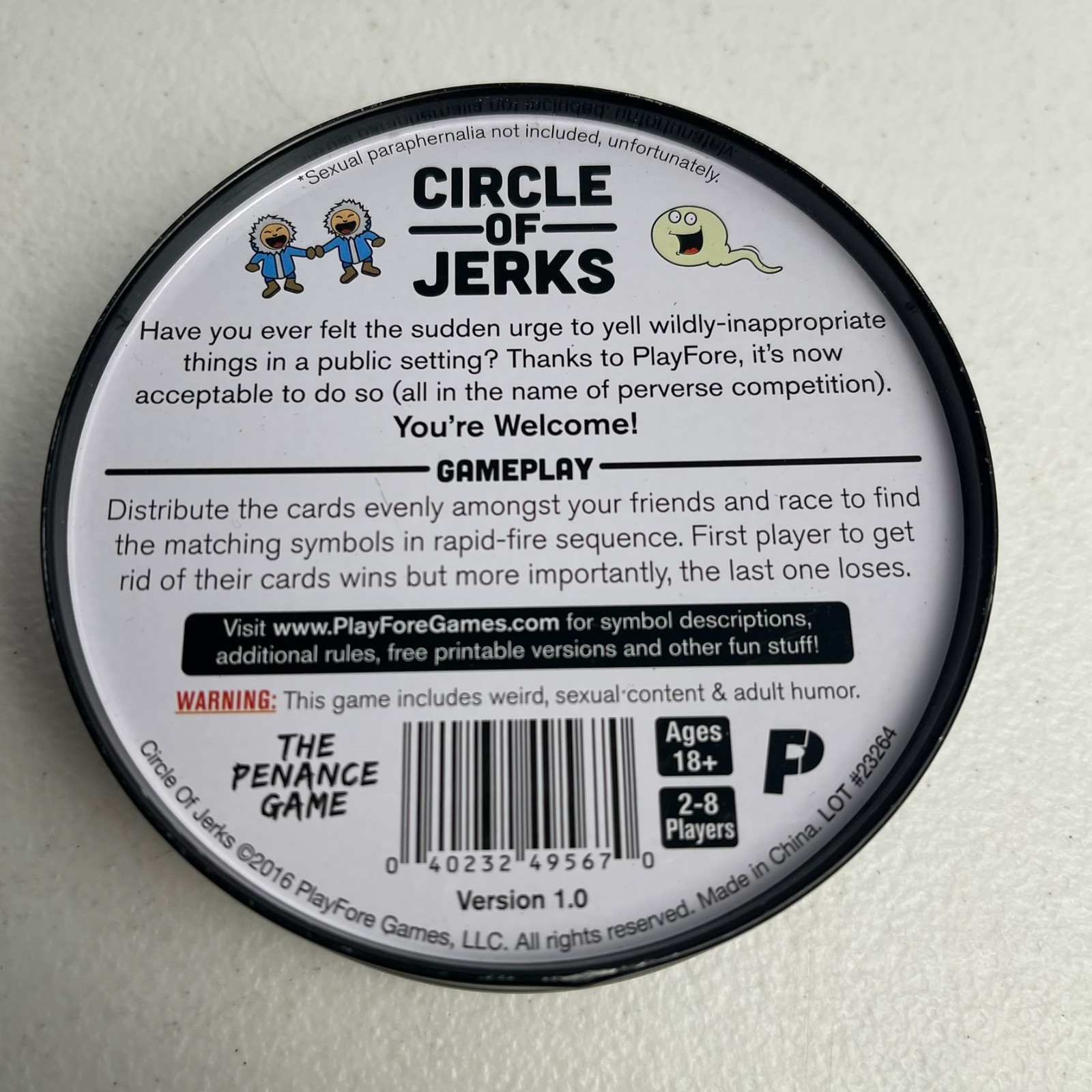 PlayFore – Circle of Jerks – Adult Humor Card Game