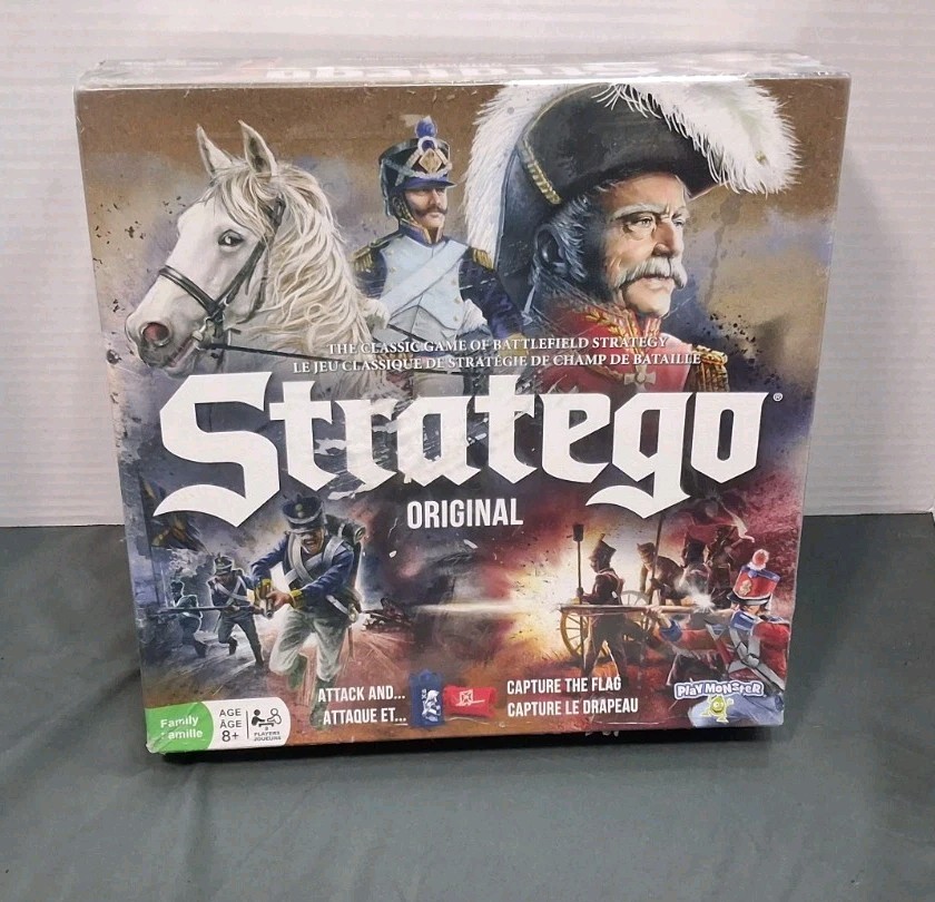 PlayMonster Stratego Original New Same Classic Strategy Game SEALED SMOKE-FREE