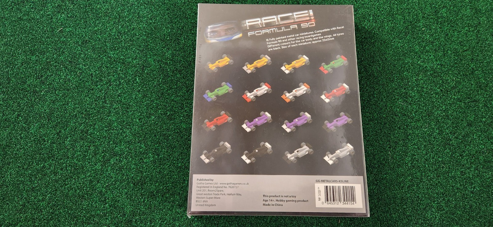 Race! Formula 90 Deluxe Metal Racing Car Miniatures