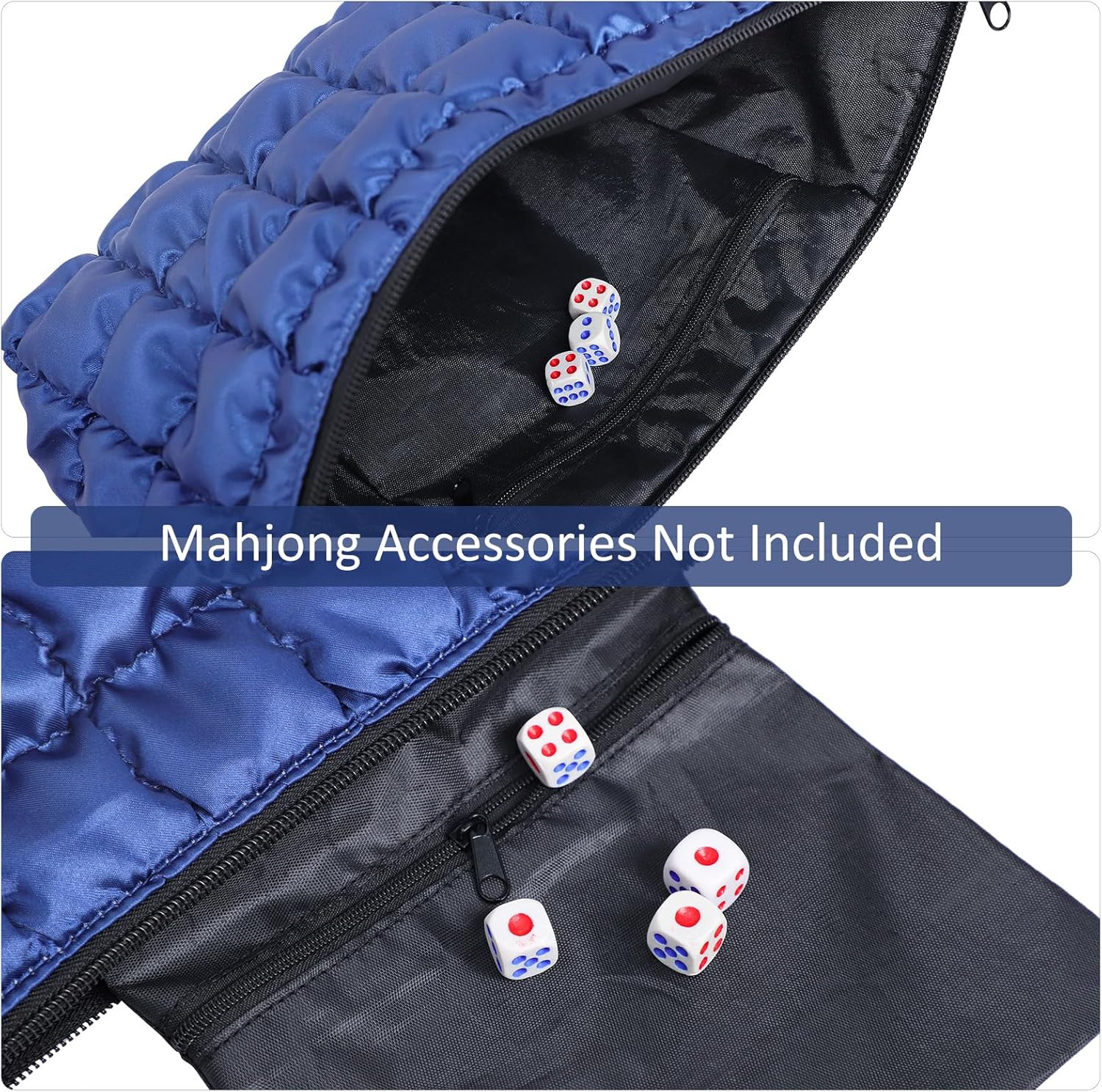Empty Mahjong Tiles Bag, Thickened Mahjong Bag for 166 American Mahjong Tile Set