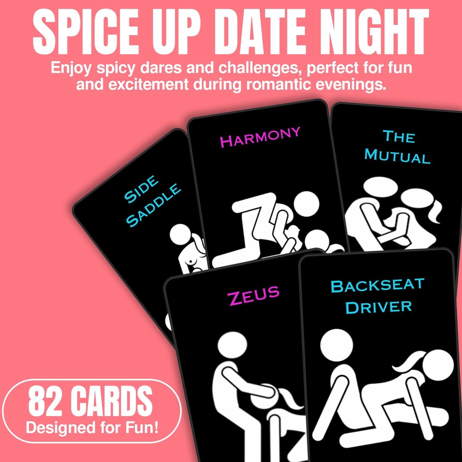 Foreplay and Sex Position Card Game – Go Fish Adult Game for Couples – 82Card…