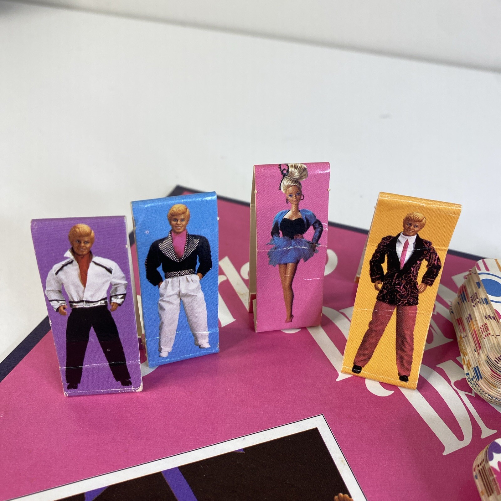 Vtg BARBIE DREAM DATE Golden Mattel Board Game Incomplete Replacement Parts