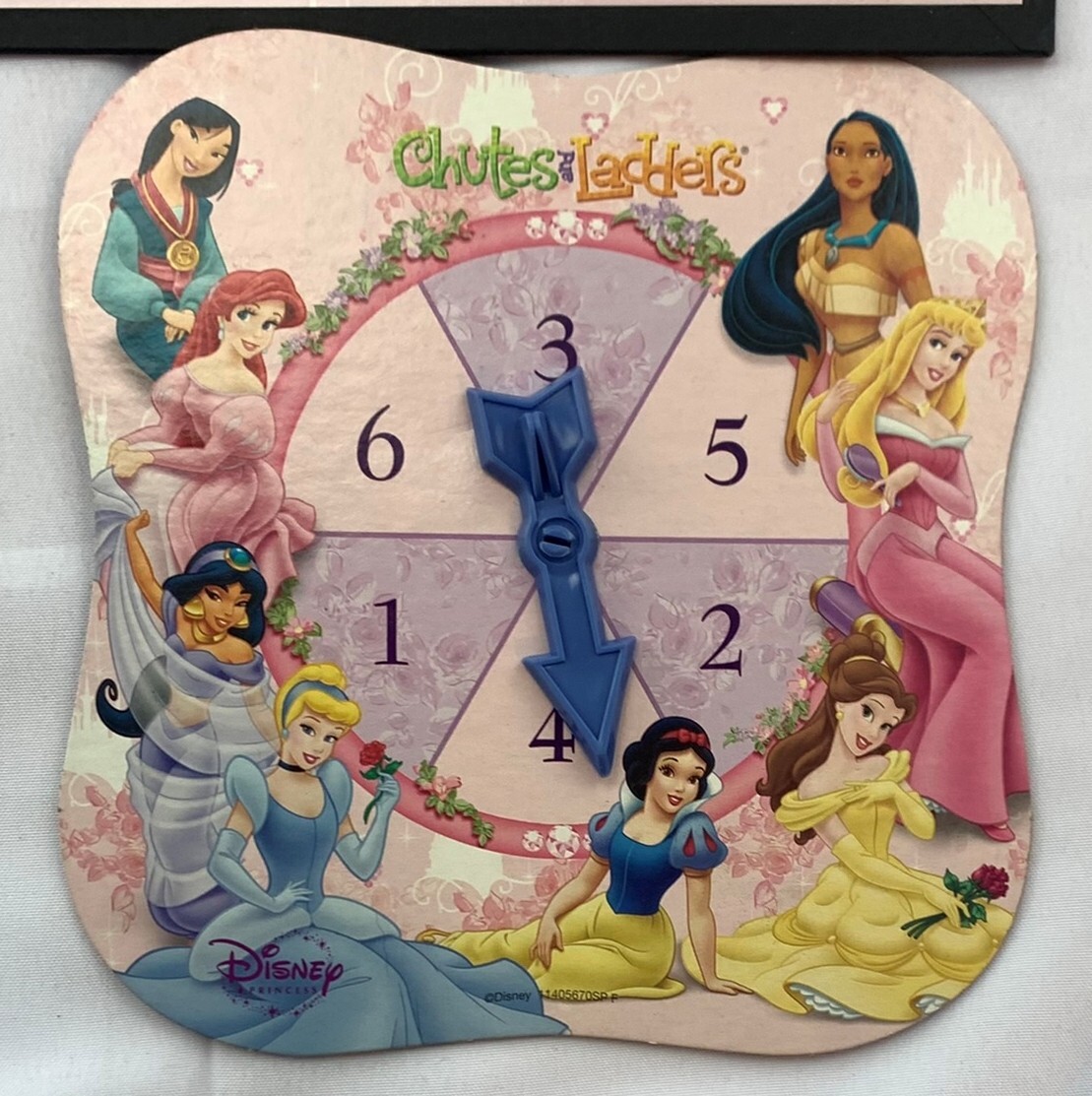 2009 Disney Princess Chutes and Ladders Complete in Great Cond FREE SHIPPING