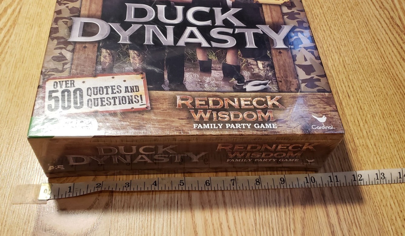 Duck Dynasty Board Game New 2 to 12 Players Redneck Wisdom Party Factory Sealed
