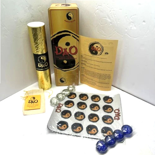 DAO game, factory-sealed tin edition. Great 2-player strategy game. Mensa Winner