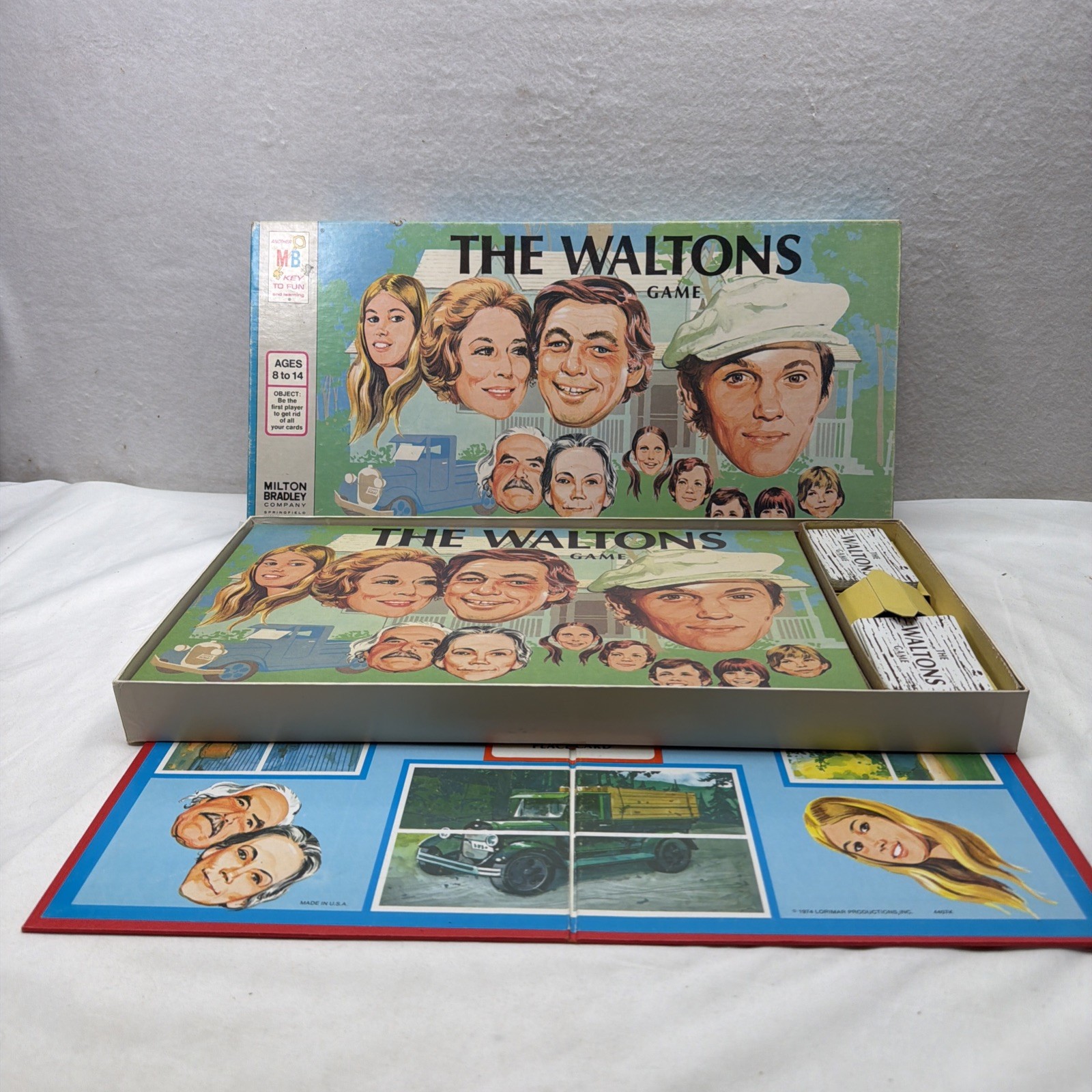 1974 The Waltons Game by Milton Bradley Complete in GREAT CONDITION
