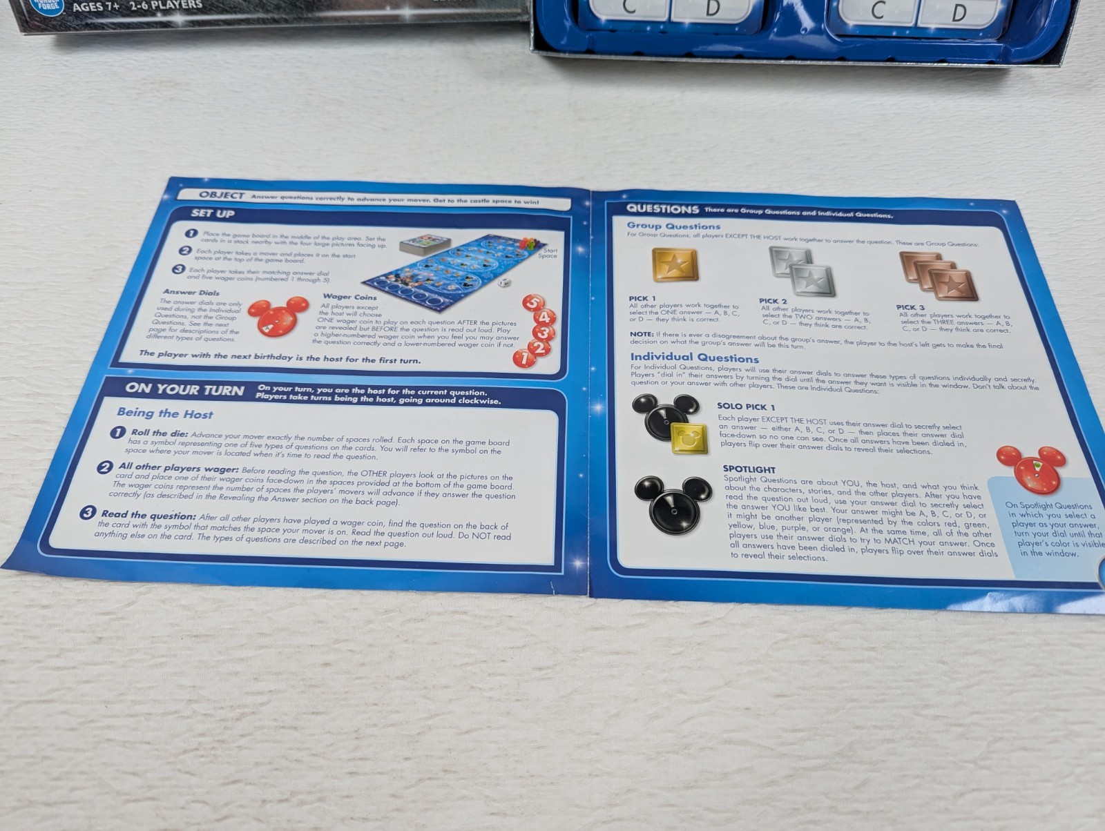 Pictopia Picture Trivia Disney Edition Board Game2-6 Players Age7+